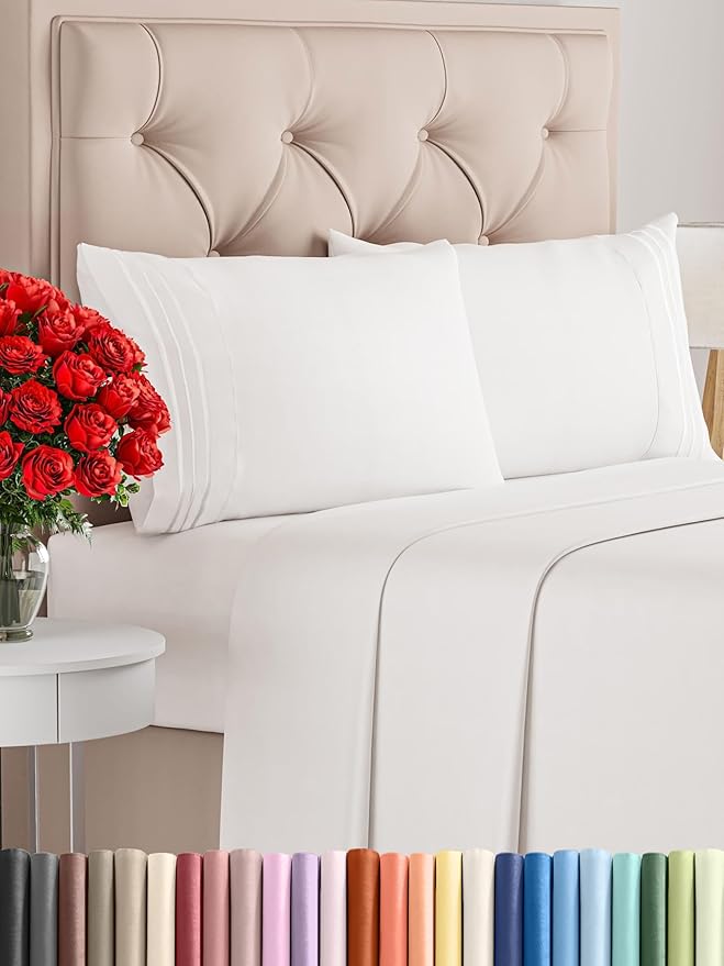 Cal King Size 4 Piece Sheet Set by CGKUnlimited