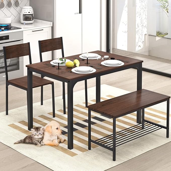 sogesfurniture 4 Piece Dining Table Set, Dining Table Set - Image 2