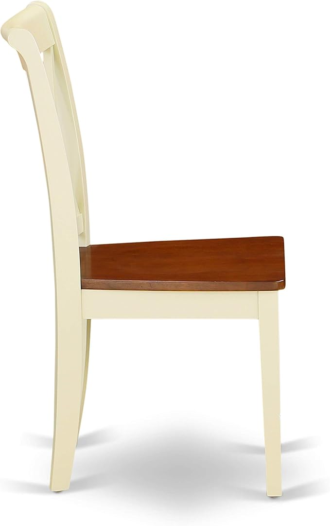 East West Furniture DOCL5-BMK-W 5 Piece Dining Set Includes a Rectangle Dining - Image 9