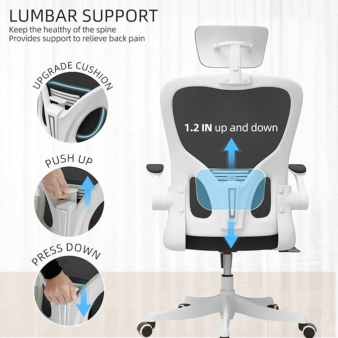 Monhey Office Chair, Ergonomic Office Chair - Image 6