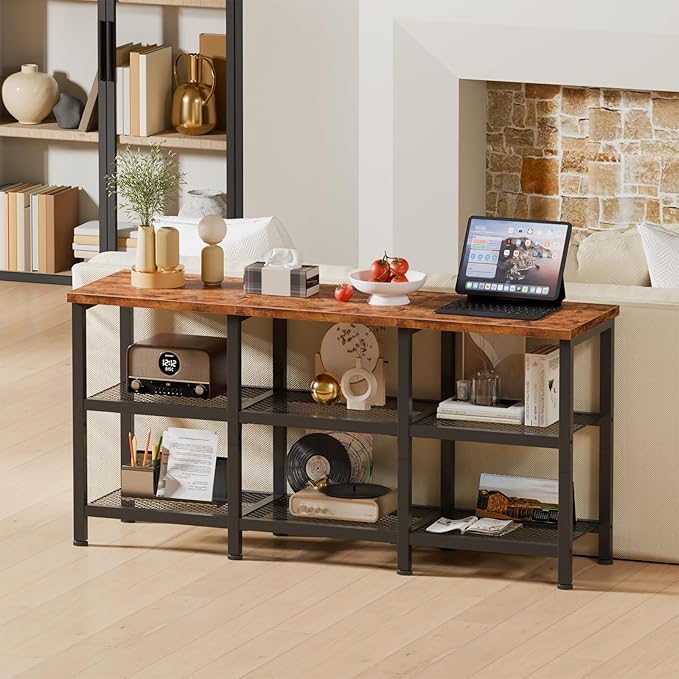 Furologee TV Stand, Small Media Console Table - Image 8