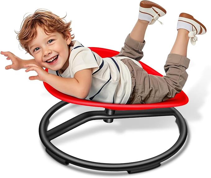 Spinning Chair for Autistic Kids, Sensory Swivel Chair, 220LBS Weight Capacity by FERUERW