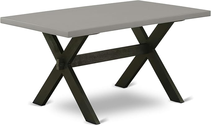 East West Furniture X697DR124-7 7 Piece Dinette Set Consist of a Rectangle - Image 3