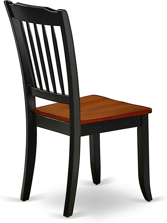 East West Furniture LGDA5-BCH-W 5 Piece Modern Dining Table Set Includes a - Image 10