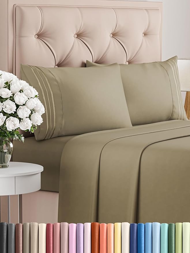 King Size 4 Piece Sheet Set by CGKUnlimited