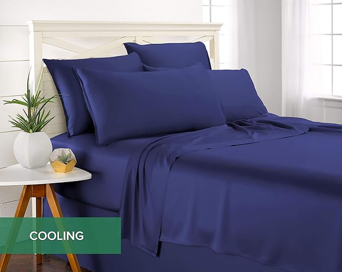 Split King Sheets by Pure Bamboo, Genuine 100% Organic Viscose Derived from - Image 4