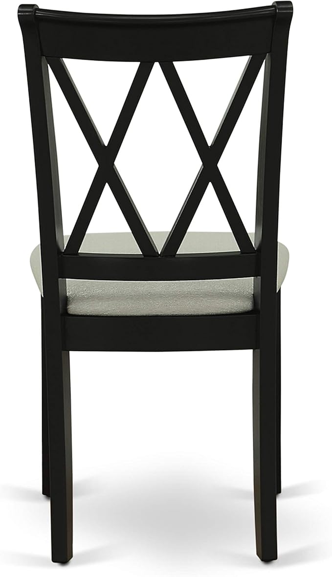 East West Furniture DUCL7-BLK-C 7 Piece Dining Room Furniture Set Consist of a - Image 9