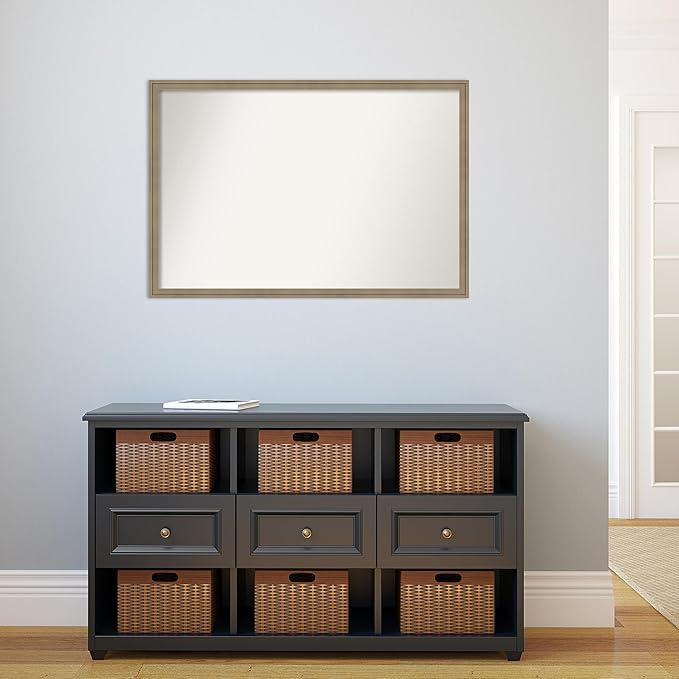 Amanti Art Grey Bathroom Mirror - Image 5