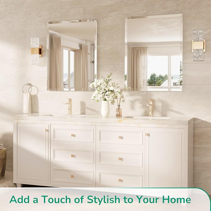 TokeShimi 48x36 Frameless Bathroom Mirror - Image 8