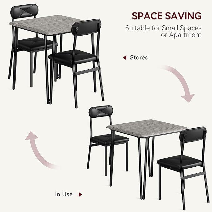 IDEALHOUSE Dining Table Set for 4, Kitchen Table - Image 7