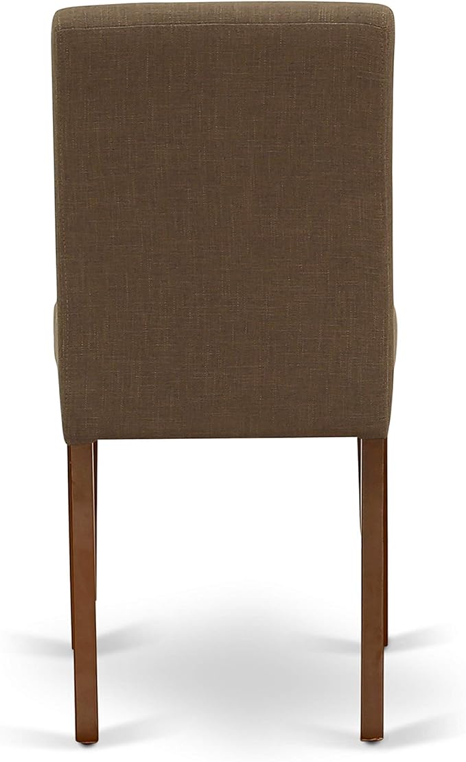 East West Furniture DMAB3-MAH-18 3 Piece Dining Room Table Set Contains a Round - Image 10