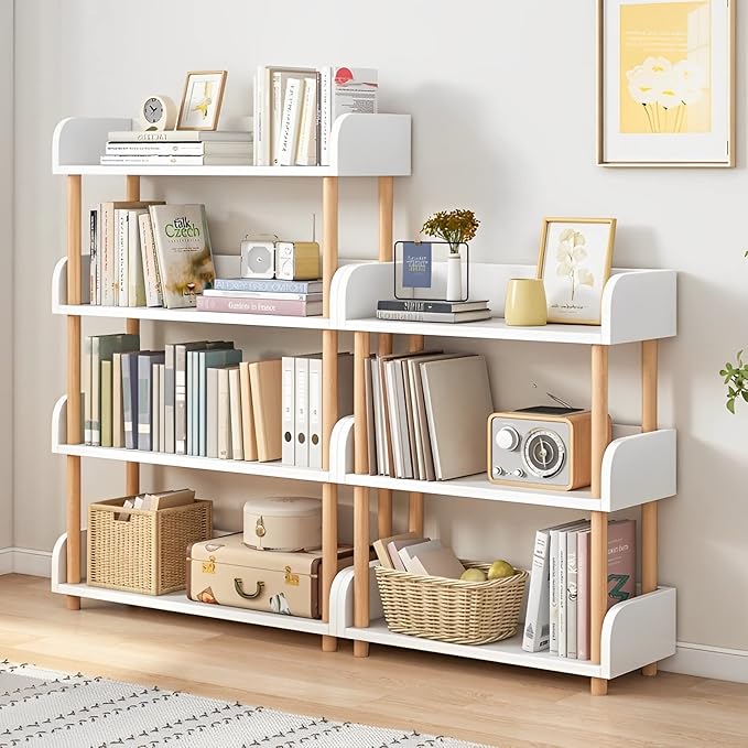 3-Tier Wooden Open Bookcase - Image 8