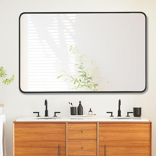 27x40 Inch Rectangle Bathroom Mirror - Image 2