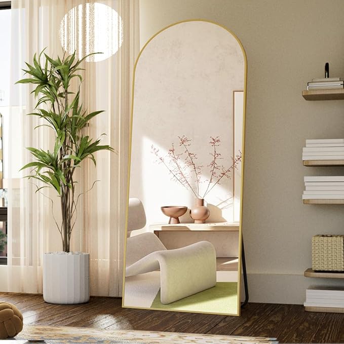 Koonmi Arched Full Length Mirror, Full Body Mirror - Image 5