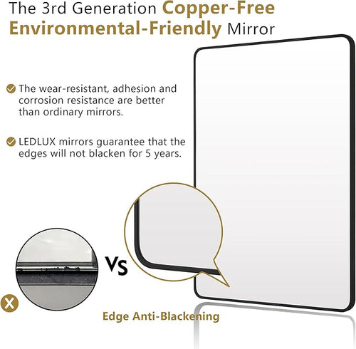 24"x30" Bathroom Wall Mirror - Image 2