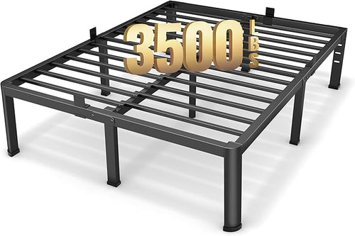 20 Inch Full Size Metal Platform Bed Frame by Superay