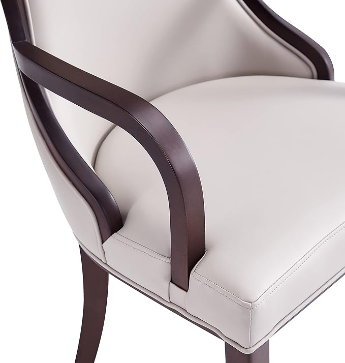 Manhattan Comfort Grand Faux Leather Dining Chair - Image 5