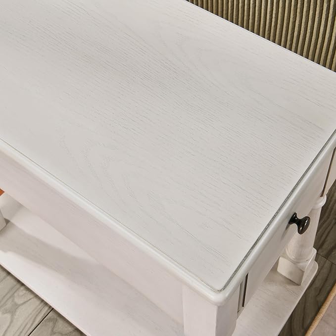 LEEMTORIG Set of 2 Solid Wood End Table Narrow Side Table - Image 7
