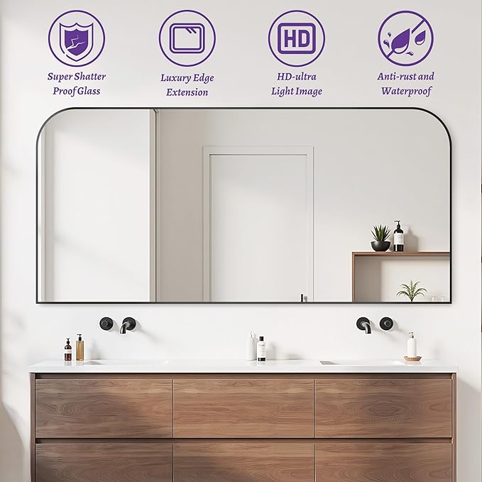 Bathroom Mirror, Wall Mirrors, Bathroom Vanity Mirror - Image 6