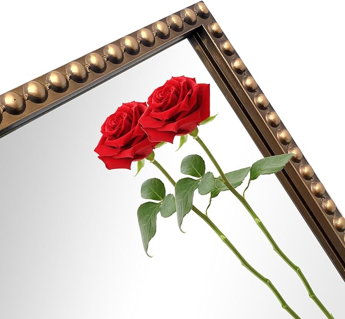 ironsmithn Gold Arched Mirror, Marlowe Decorative Accent Mirrors - Image 3