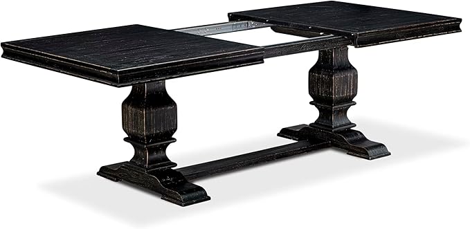 LKMA7-SBB-34-7-pc Dining Room Set Consists of a Dinner Table and 6 Dark Grey - Image 7