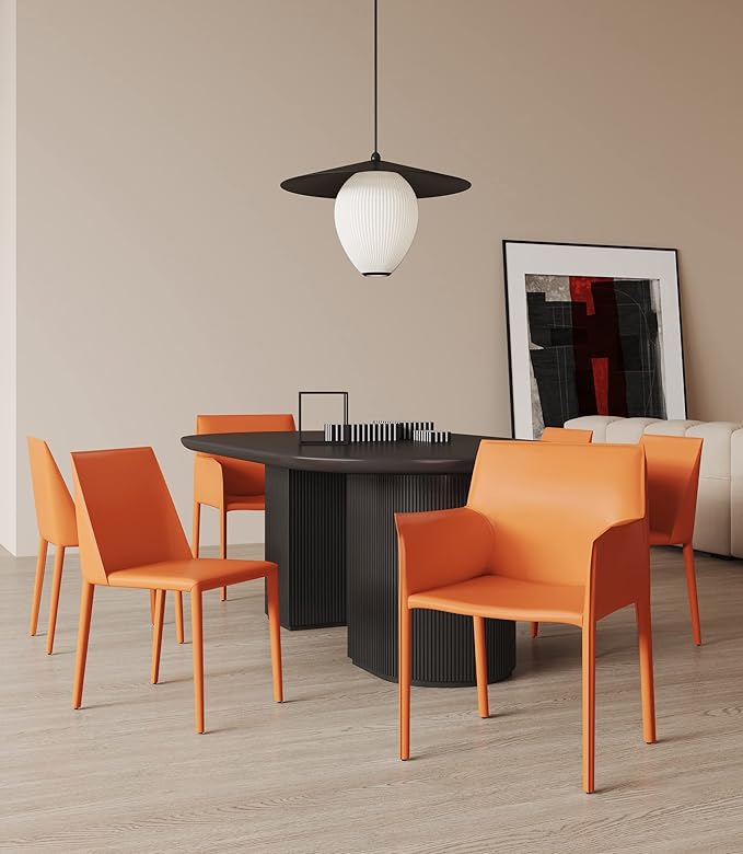 Manhattan Comfort Paris Coral Dining Chairs - Image 2