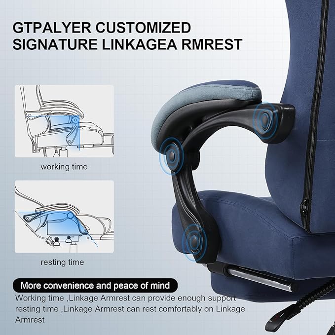 GTPLAYER Gaming Chair, Computer Office Chair - Image 5