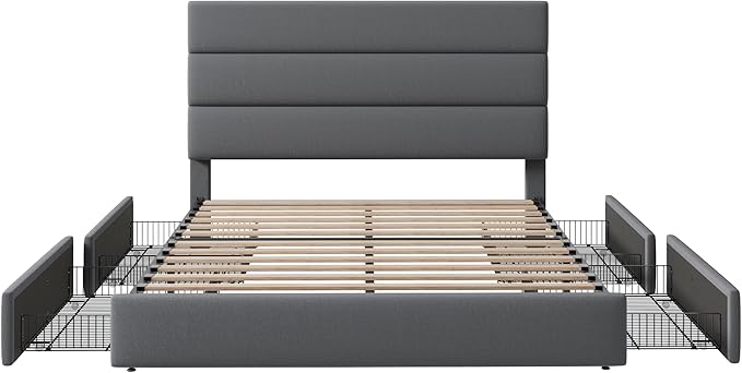 Allewie Modern Full Size Platform Bed Frame - Image 8