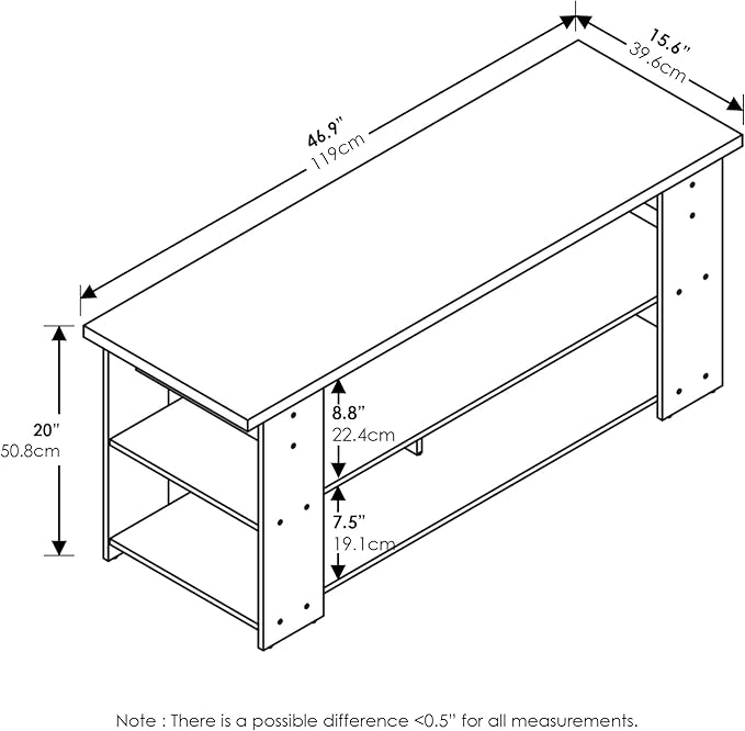 Furinno Jaya TV Stand - Image 3