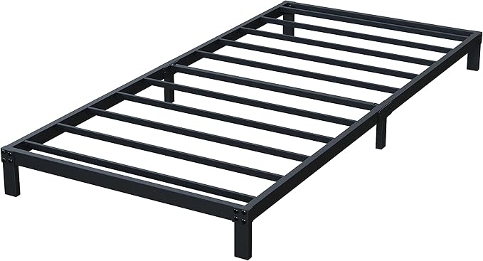 7 Inch XL Twin Bed Frames No Box Spring Need, Low Profile Metal Platform Twin - Image 9