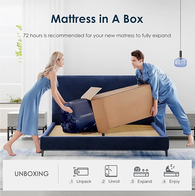SDHYL Queen Mattress, 12 Inch Gel Infused Memory Foam Mattress - Image 6
