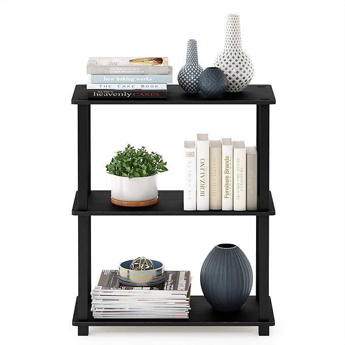 Furinno Turn-S-Tube 3-Tier Compact Multipurpose Shelf Display Rack - Image 4