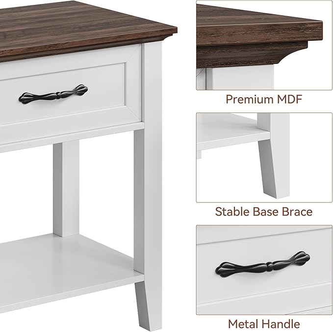 IDEALHOUSE Nightstand, End Table - Image 7