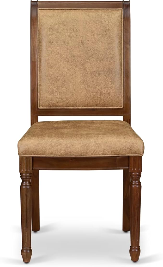 LECY9-AWA-28 9-Piece Dining Room Set Consists of a Dining Table and 8 Beige - Image 9
