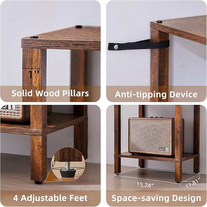 66in Tall Bookshelf 6-Tier Small Narrow Bookcase, Skinny Book Shelf - Image 6