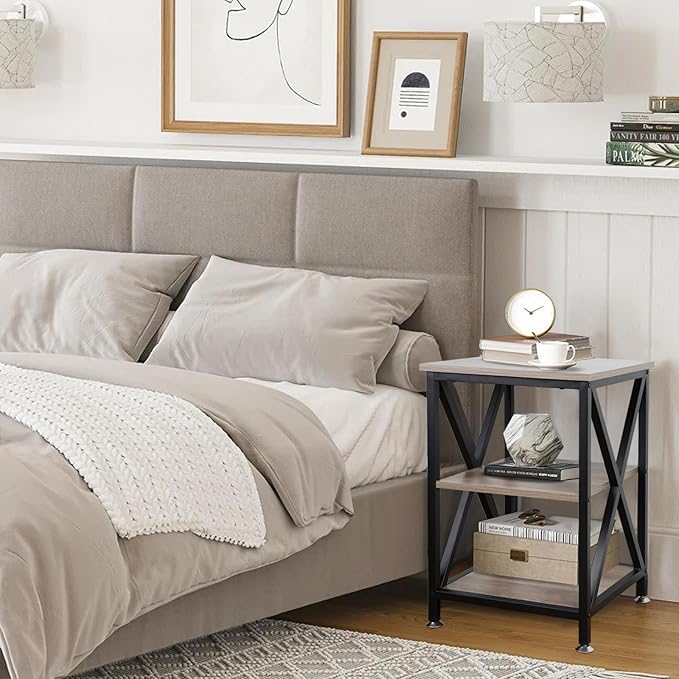 End Tables Living Room Set of 2, Indoor Side Tables Living Room - Image 8