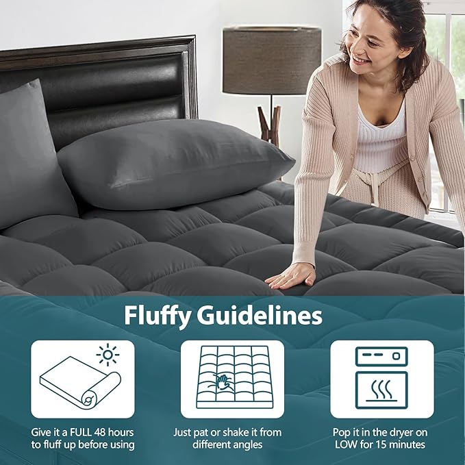 CYMULA Mattress Topper Queen Size - Image 5