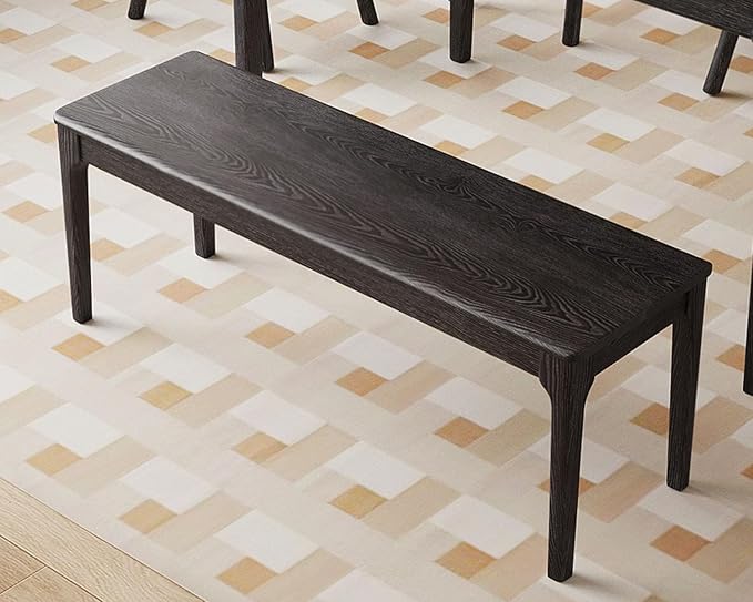 Dining Bench, Wood Bench Solid Oak Wooden Bench Indoor Dining Room Table Home - Image 6