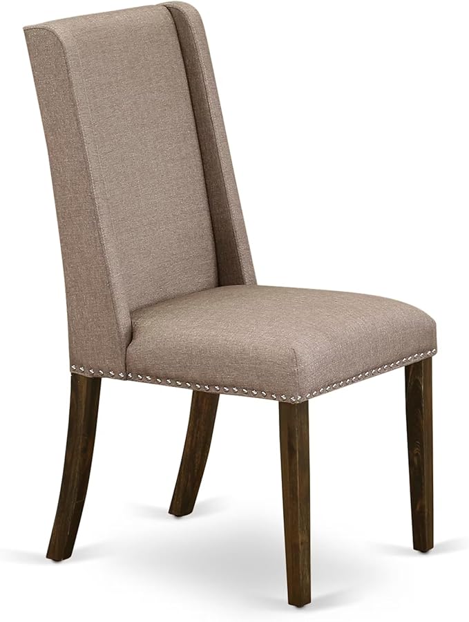 East West Furniture V777FL716-9 9 Piece Dining Table Set Includes a Rectangle - Image 10