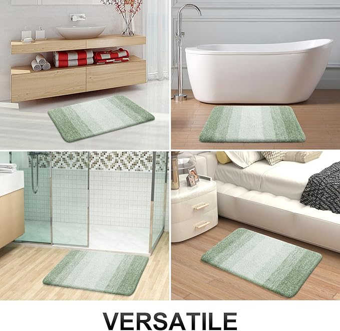 OLANLY Bathroom Runner Rugs 44x24, Extra Soft Absorbent Microfiber Bath Rugs - Image 6
