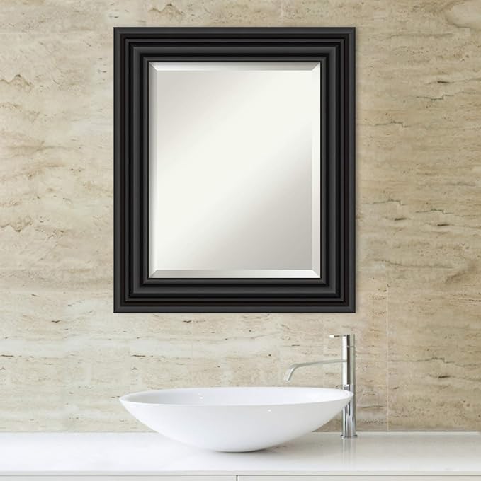Amanti Art Black Bathroom Mirror - Image 5