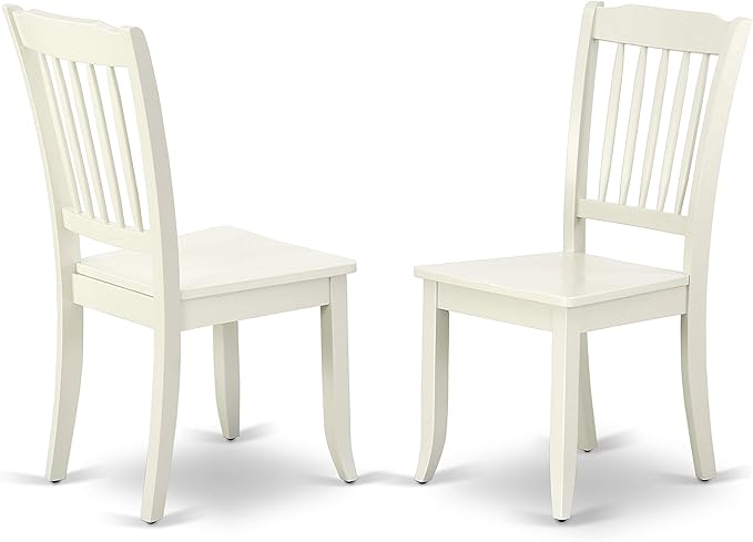 East West Furniture HBDA5-LWH-W 5 Piece Dinette Set - Image 4