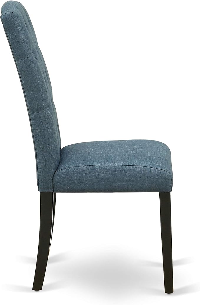 East West Furniture LGCE7-BLK-21 7 Piece Modern Dining Set Consist of a - Image 9