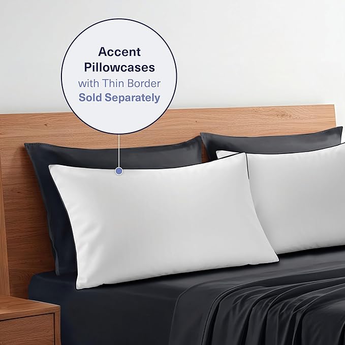 Kickoff Viscose Bamboo Sheets Full Size 4-pc 100% Organic Bamboo Viscose Bed - Image 9