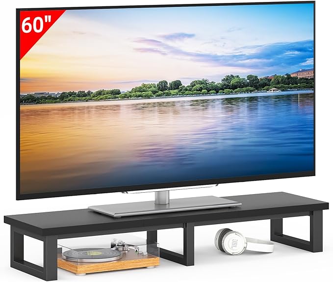 45" Large TV Riser for 32-60 inch TV, TV Riser Stand Shelf by YAOHUOO