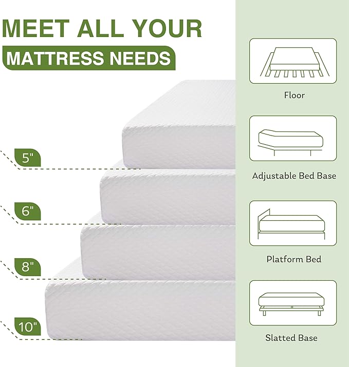 Full Size Memory Foam Mattress, 12 Inch Bed Mattress in a Box - Image 8