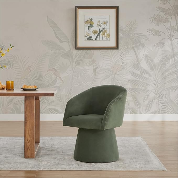 Swivel Dining Chairs Modern Accent Armchair Side Deskchair - Image 9