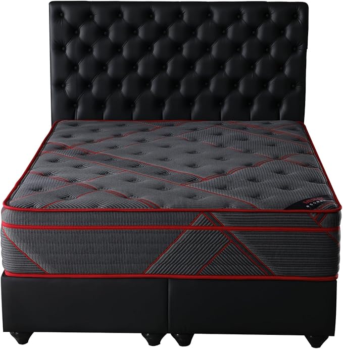 Ottomanson Queen 13" Luxury Black Eurotop Mattress - Image 4