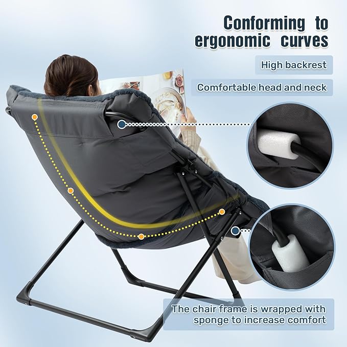 HollyHOME X-Large Saucer Chair - Image 5