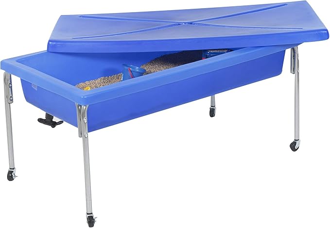 Children's Factory Sensory Sand and Water Activity Table and Lid Set by ChildrensFactory